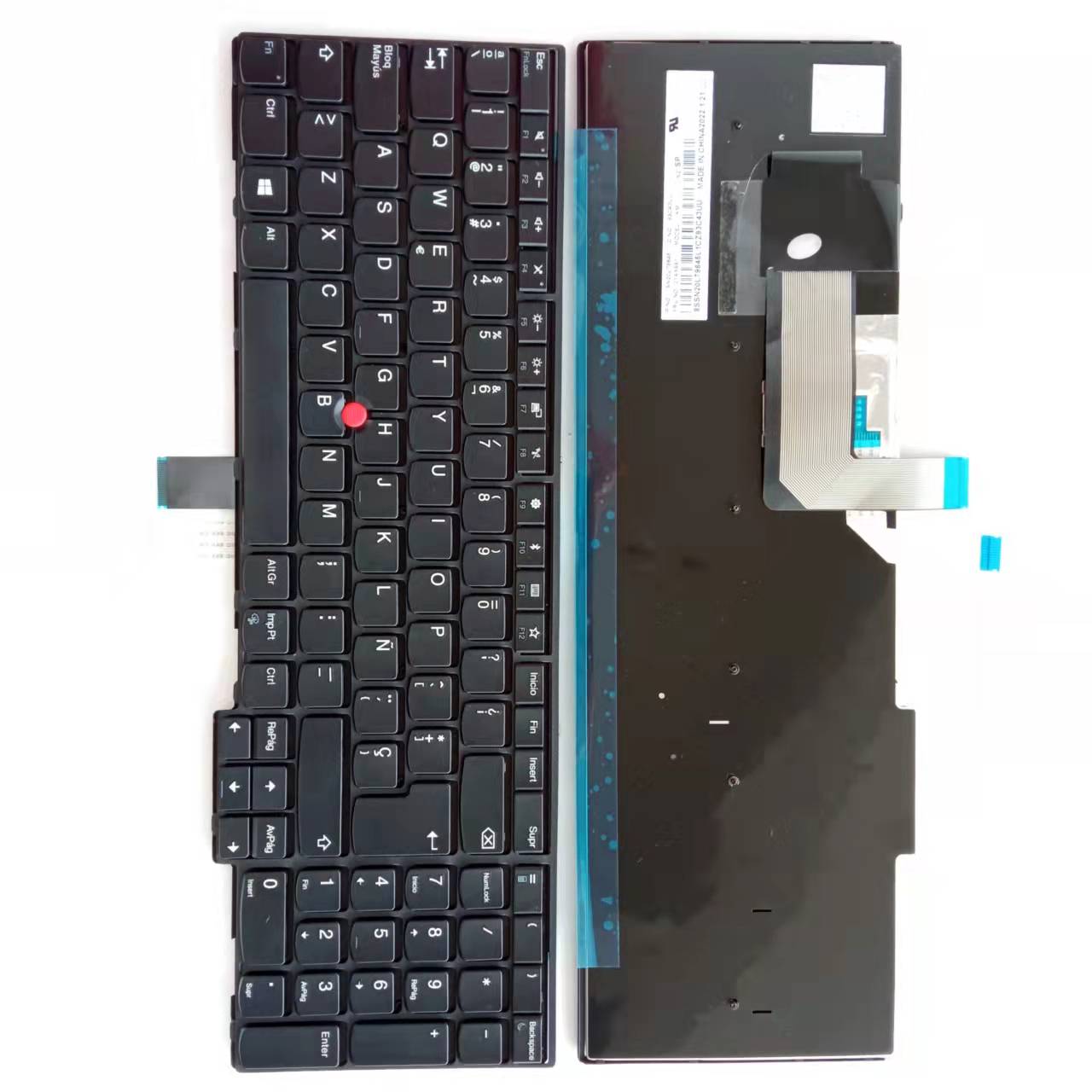 Picture of New Replacement Laptop Keyboard For IBM L570 BLACK FRAME BLACK (OEM) SP Layout